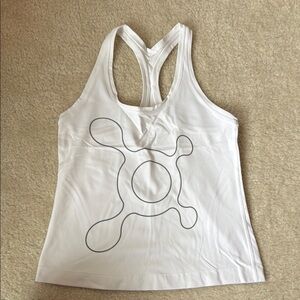 Orangetheory White Racerback Tank Top